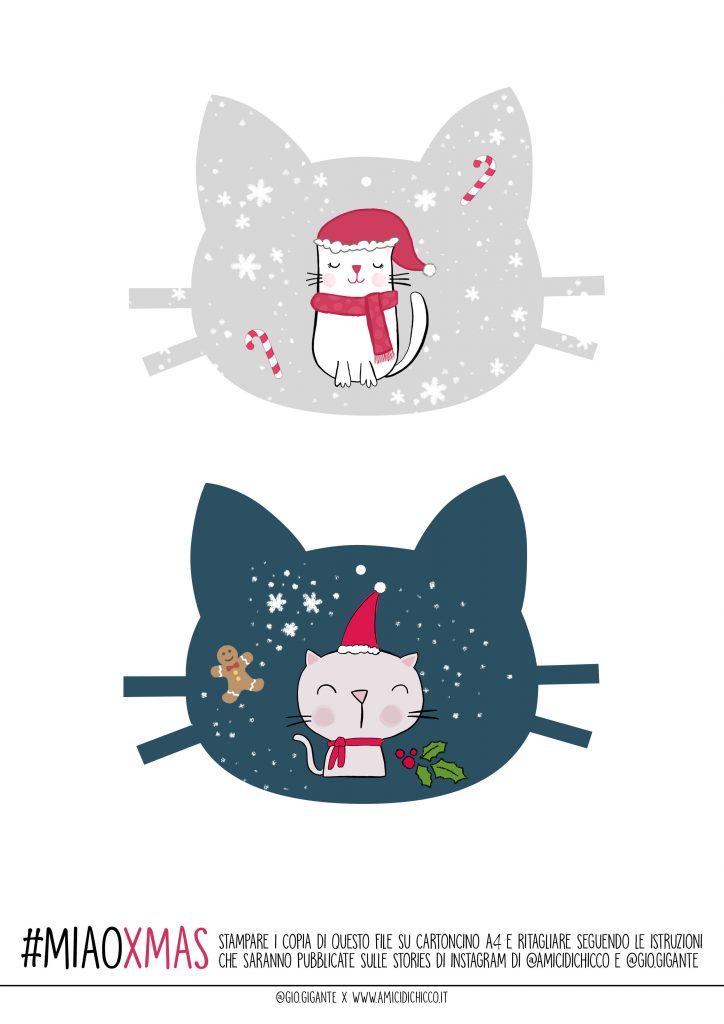 Palle natale gatto