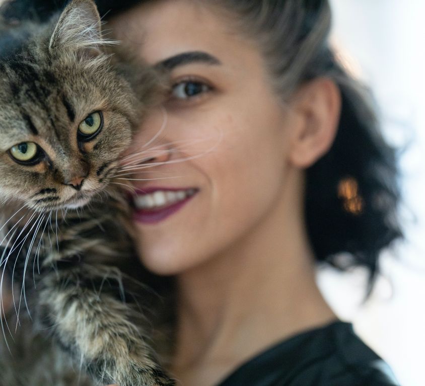 woman-carrying-brown-tabby-cat-3356488